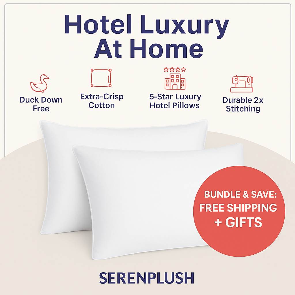 Cooling Hotel Quality Gusseted Pillows