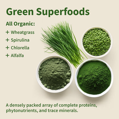 Gut Health + Spirulina & Chlorella