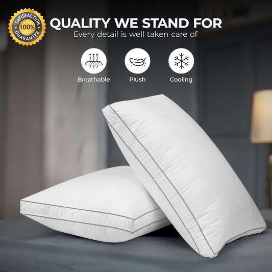 Cooling Hotel Quality Gusseted Pillows