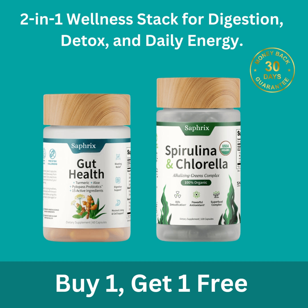 Gut Health + Spirulina & Chlorella