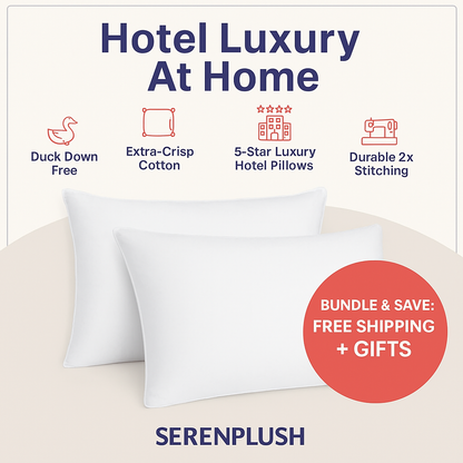 Cooling Hotel Quality Gusseted Pillows